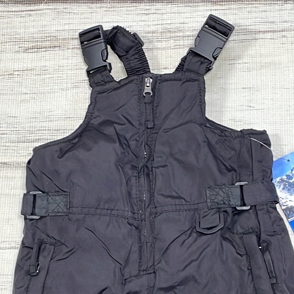 Ixtreme Outfitters Kids Snow Pants Bibs NWT Water Resistant Black Size 12 Months - Picture 4 of 11
